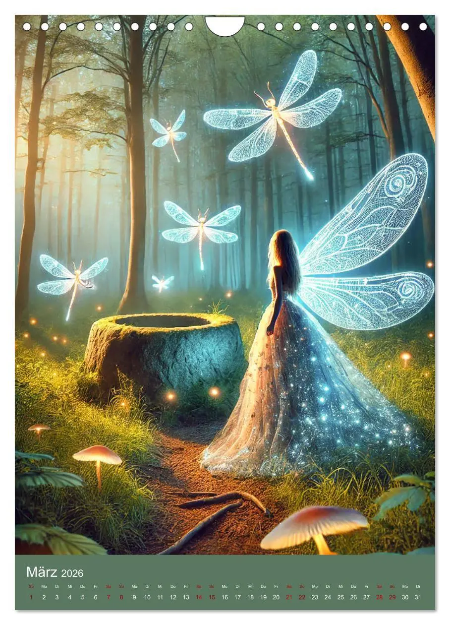 Bild: 9783457259825 | Mystische Welten, Fantasy Naturzauber (Wandkalender 2026 DIN A4...