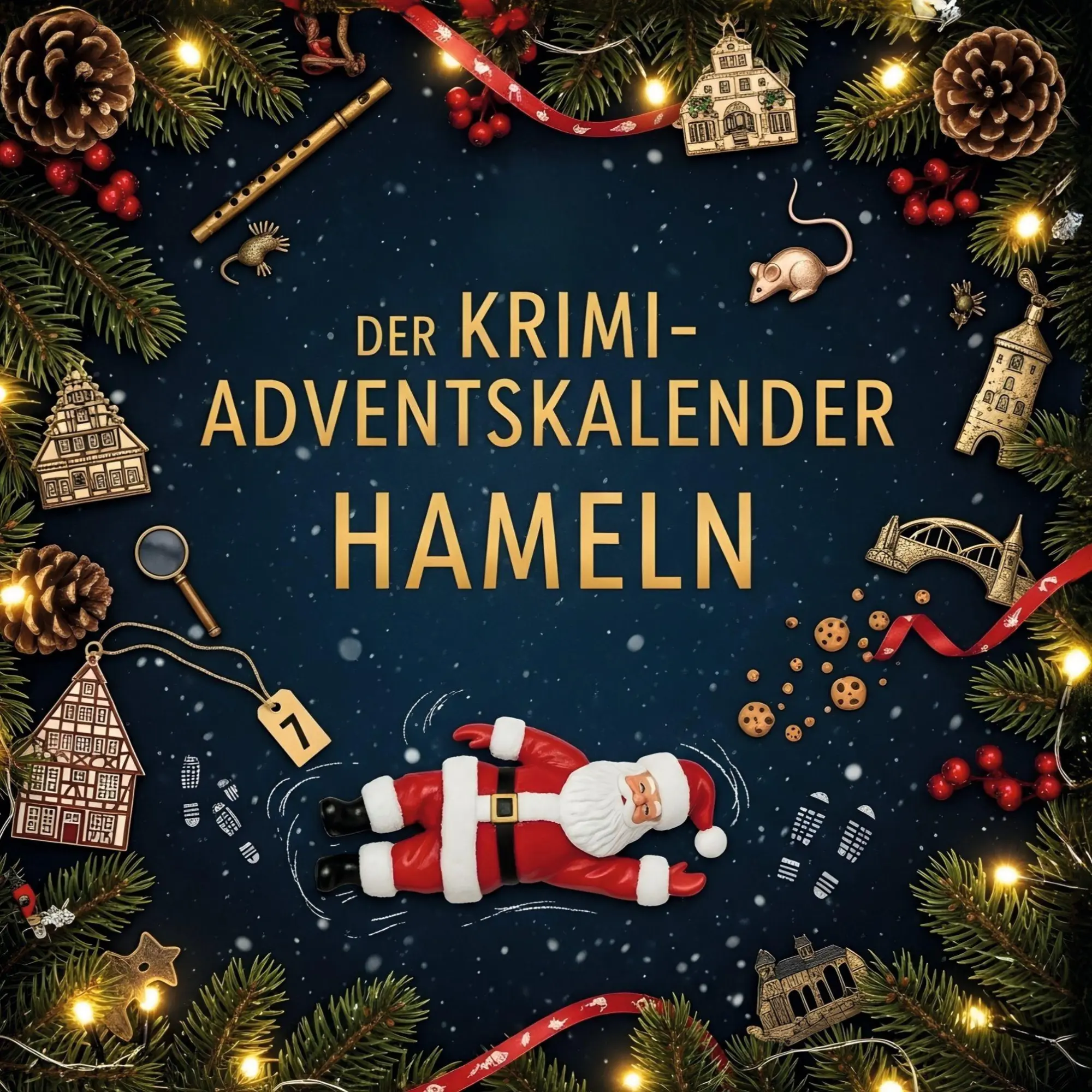 Cover: 9783695309825 | Der Krimi-Adventskalender Hameln | Mordsverdächtig in 24 Akten | Meyer