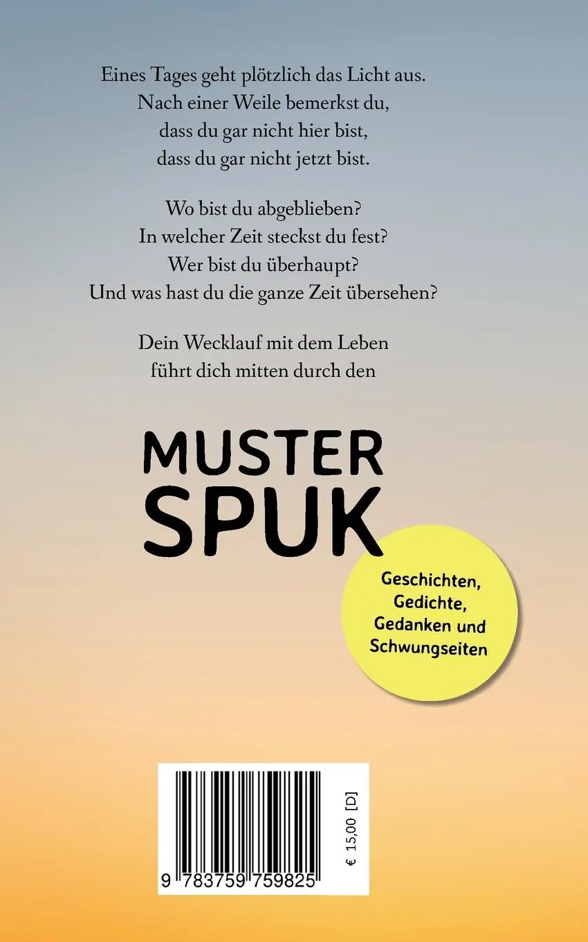 Rückseite: 9783759759825 | Musterspuk | Tim Noack | Taschenbuch | Paperback | 280 S. | Deutsch