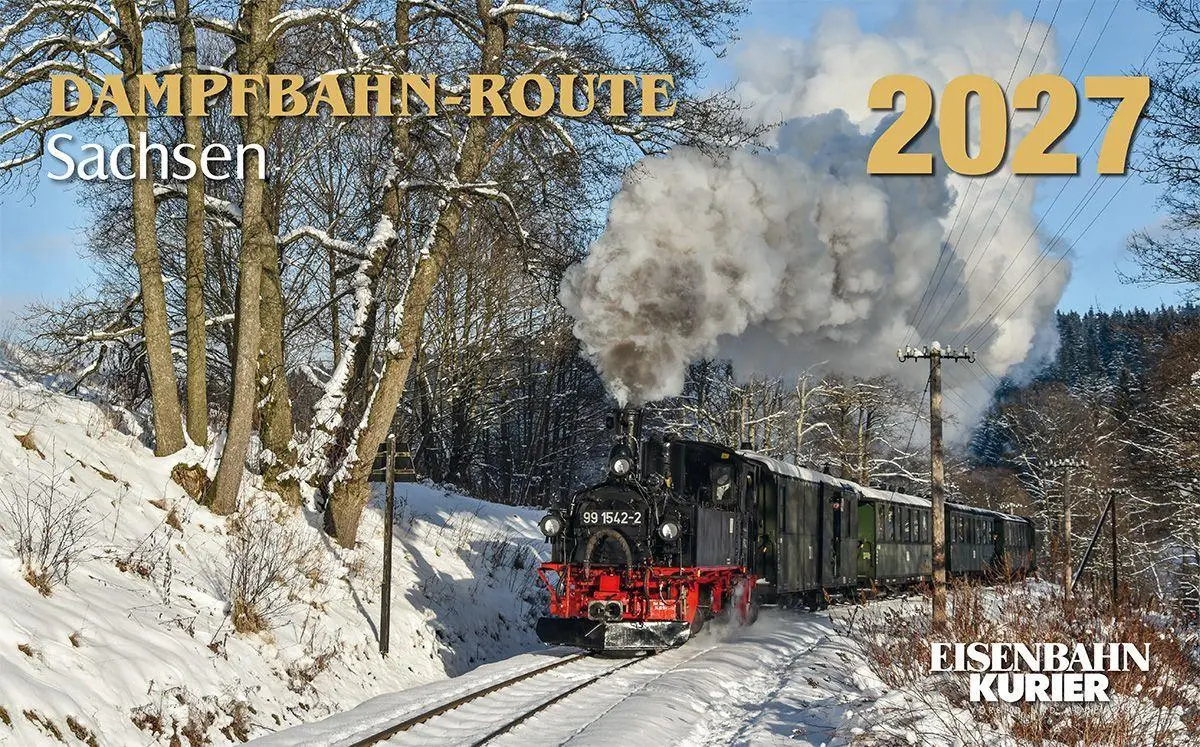 Cover: 9783844659825 | Dampfbahn-Route Sachsen 2027 | Kalender | 25 S. | Deutsch | 2027