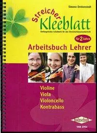 Cover: 9783940069825 | Streicher Kleeblatt, Arbeitsbuch Lehrerband | Simone Drebenstedt