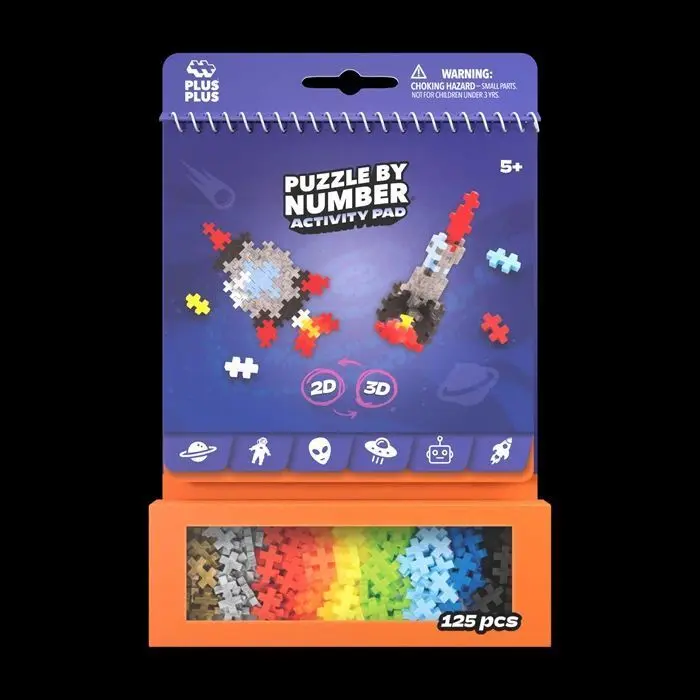 Bild: 5710409109925 | PLUS PLUS - 125 Kreativ Bausteine Puzzle Weltraum | Deutsch