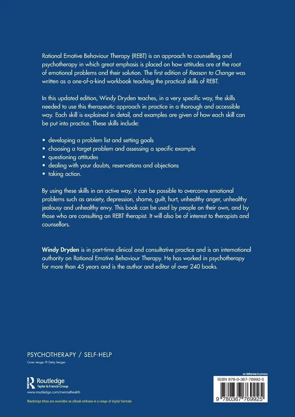 Rückseite: 9780367769925 | Reason to Change | Windy Dryden | Taschenbuch | Englisch | 2021