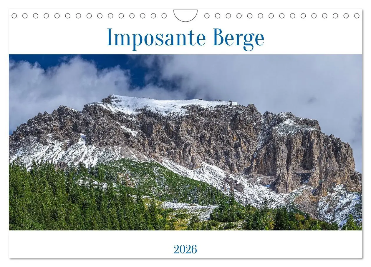 Cover: 9783457249925 | Imposante Berge (Wandkalender 2026 DIN A4 quer), CALVENDO...