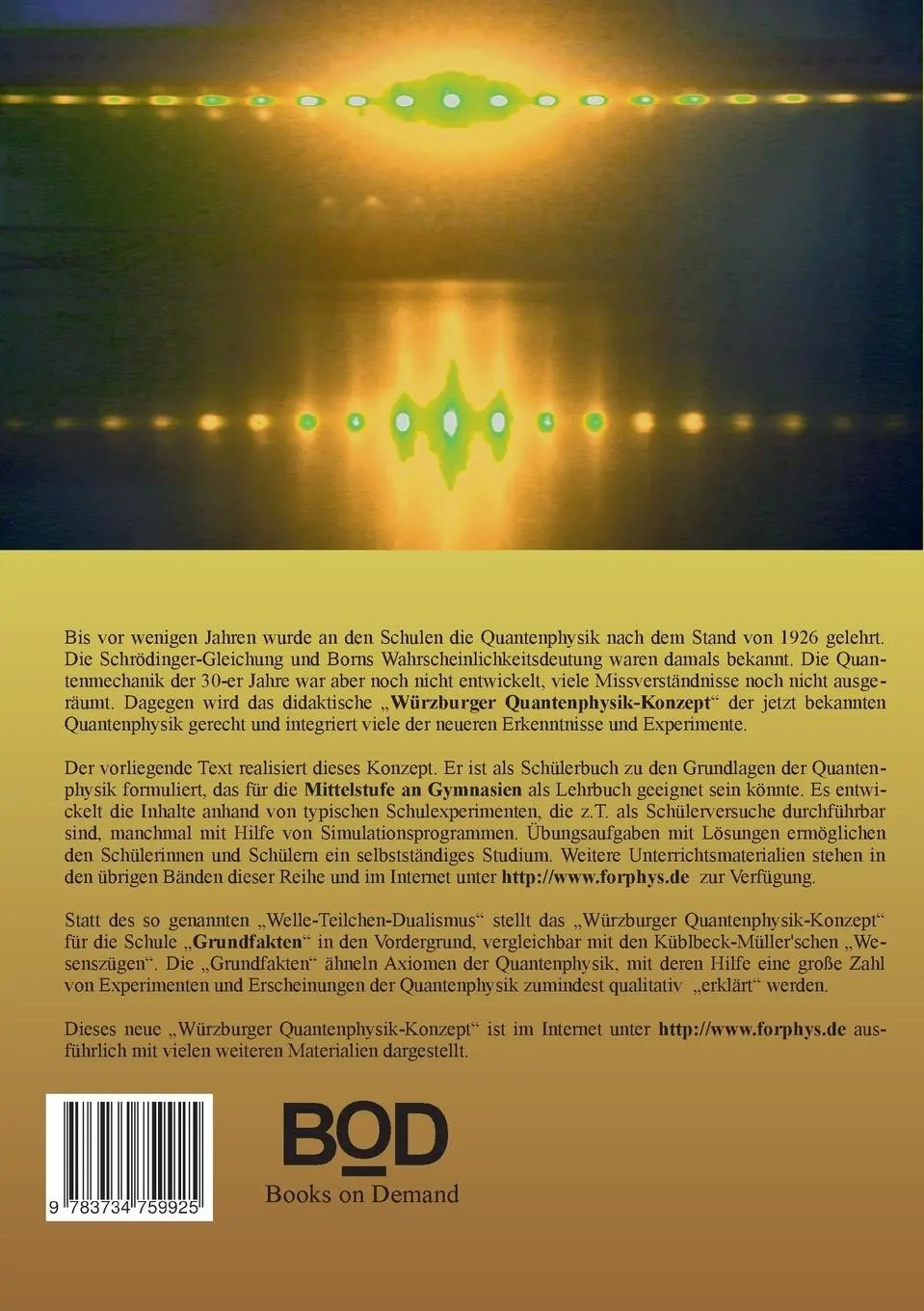 Rückseite: 9783734759925 | Quantenphysik - Erstkontakt | Horst Hübel | Taschenbuch | Paperback