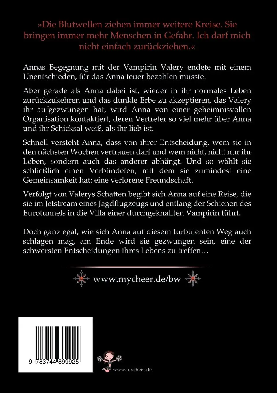 Rückseite: 9783744899925 | Blutwellen - Verlorene Freundschaft | Edgar Achenbach | Taschenbuch