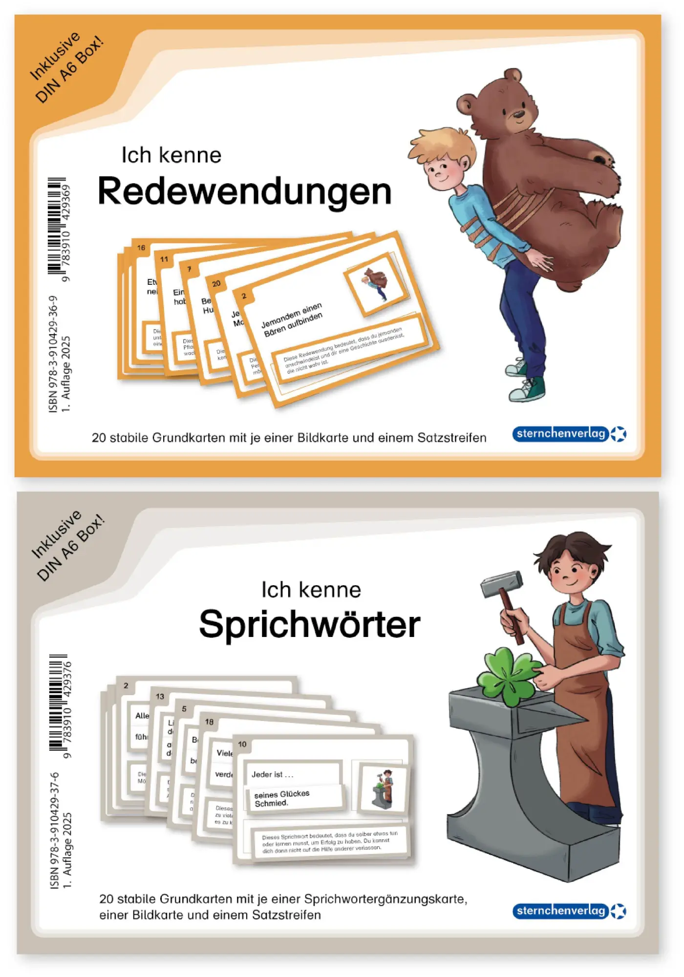 Cover: 9783910429925 | Ich kenne Redewendungen und Sprichwörter im Set | sternchenverlag GmbH