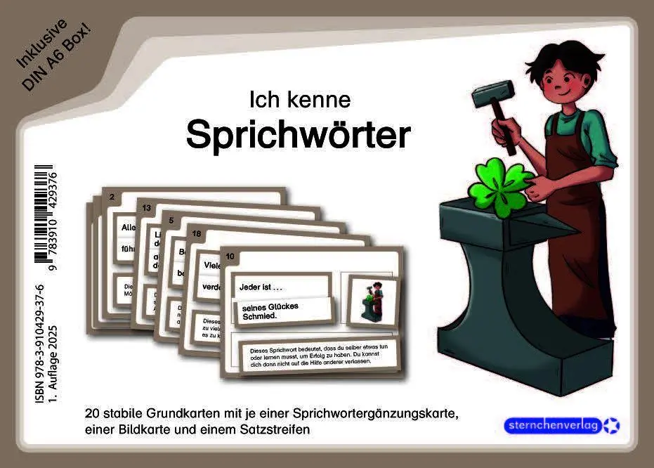 Bild: 9783910429925 | Ich kenne Redewendungen und Sprichwörter im Set | sternchenverlag GmbH
