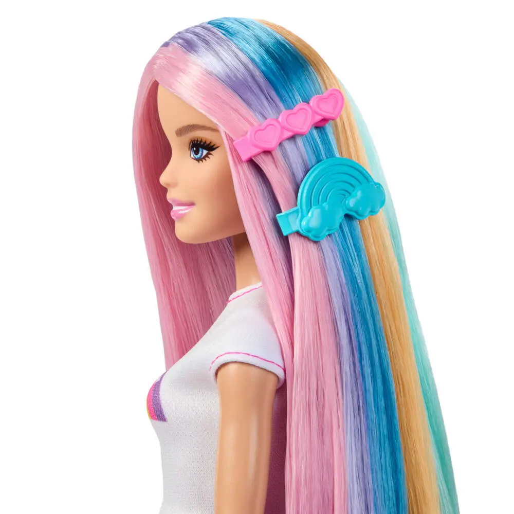 Bild: 194735340026 | Barbie Haarspiel Puppe Regenbogen Glitzer | Blister | JJP07 | Deutsch