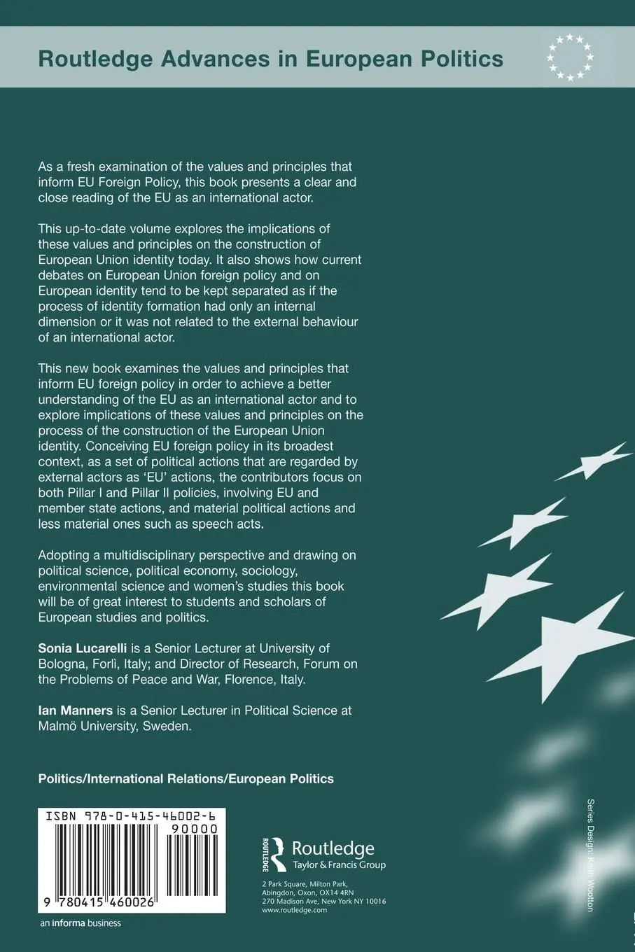 Rückseite: 9780415460026 | Values and Principles in European Union Foreign Policy | Taschenbuch