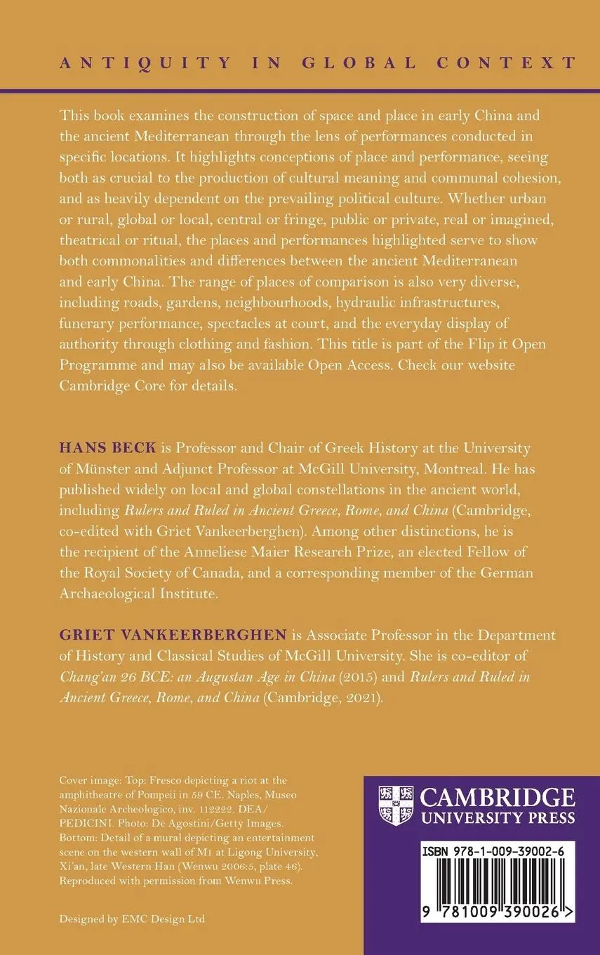 Rückseite: 9781009390026 | Place and Performance in Ancient Greece, Rome, and China | Buch | 2024