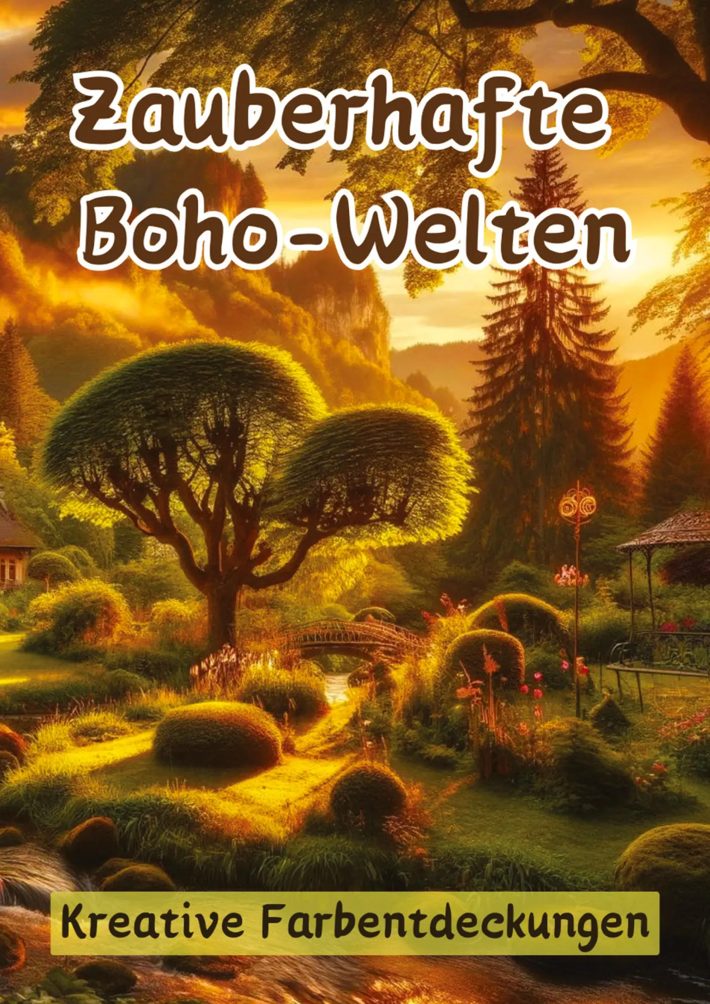 Zauberhafte Boho-Welten - Maxi Pinselzauber Kartoniert (TB)