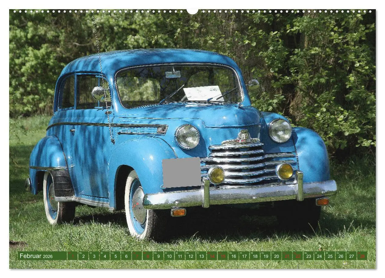Bild: 9783457670026 | Opel Oldtimer mit dem Blitz (hochwertiger Premium Wandkalender 2026...