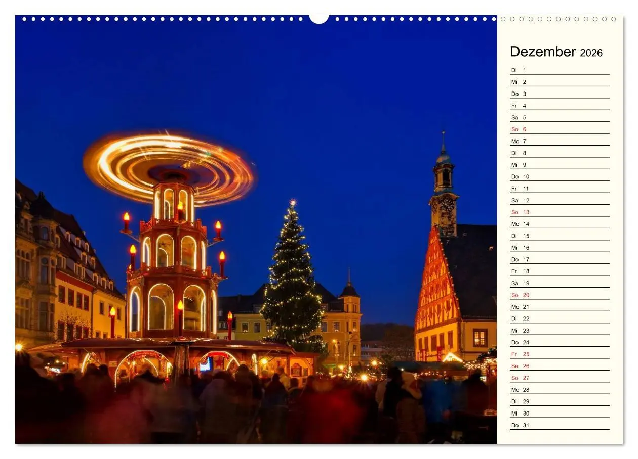 Bild: 9783457980026 | Unterwegs im schönen Sachsen (hochwertiger Premium Wandkalender...