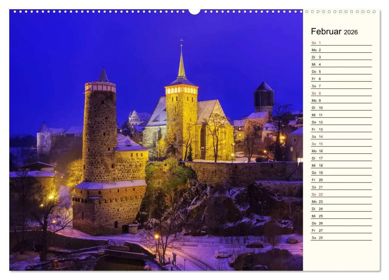 Bild: 9783457980026 | Unterwegs im schönen Sachsen (hochwertiger Premium Wandkalender...