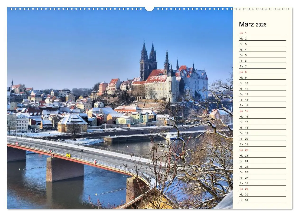 Bild: 9783457980026 | Unterwegs im schönen Sachsen (hochwertiger Premium Wandkalender...