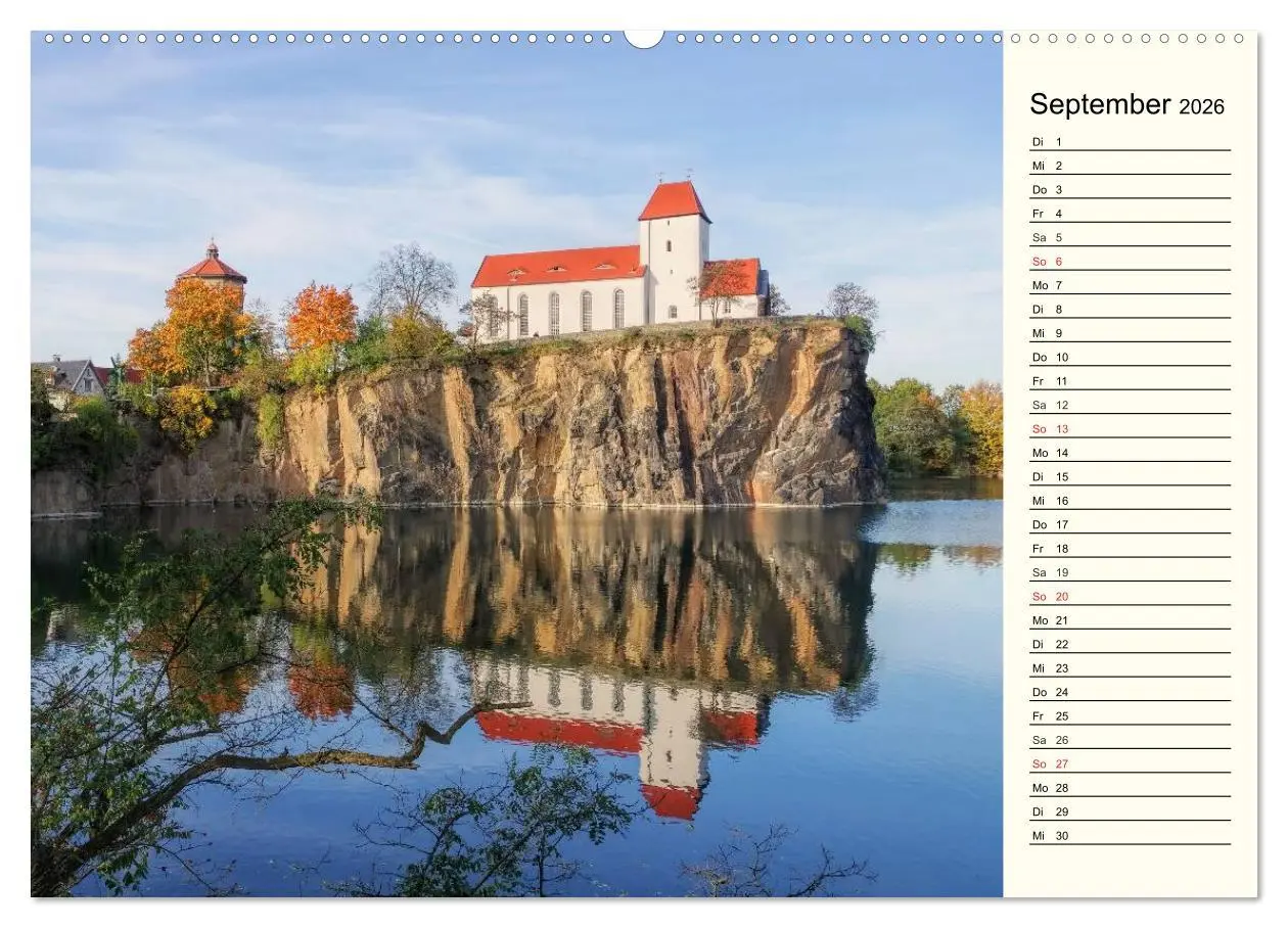 Bild: 9783457980026 | Unterwegs im schönen Sachsen (hochwertiger Premium Wandkalender...