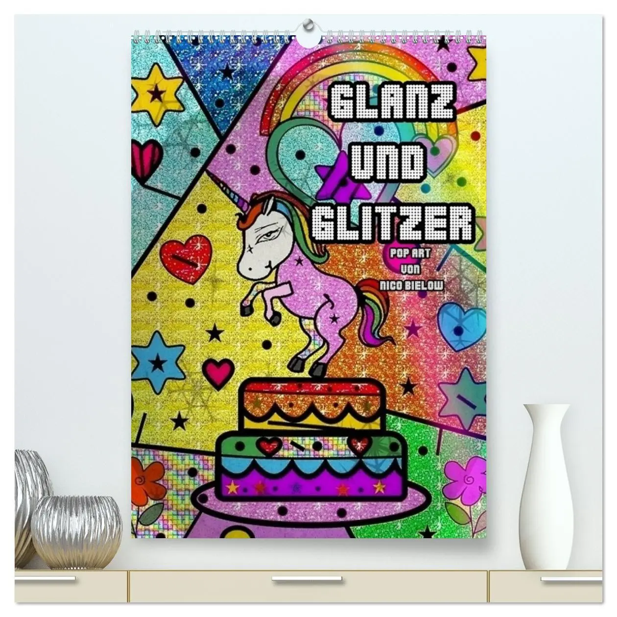 Cover: 9783516380026 | Glanz und Glitzer (hochwertiger Premium Wandkalender 2026 DIN A2...