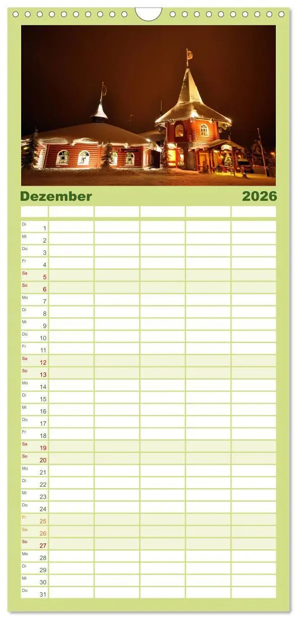 Bild: 9783516520026 | Familienplaner 2026 - SKANDINAVIEN mit 5 Spalten (Wandkalender, 21...