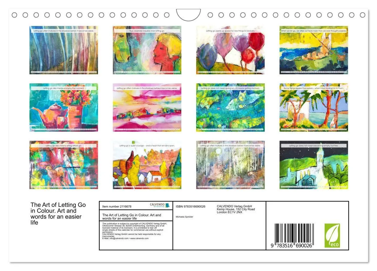 Bild: 9783516690026 | The Art of Letting Go in Colour. Art and words for an easier life...