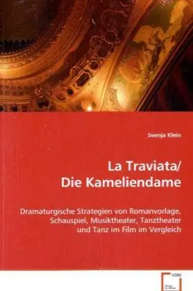 Cover: 9783639070026 | La Traviata/Die Kameliendame | Svenja Klein | Taschenbuch | Deutsch