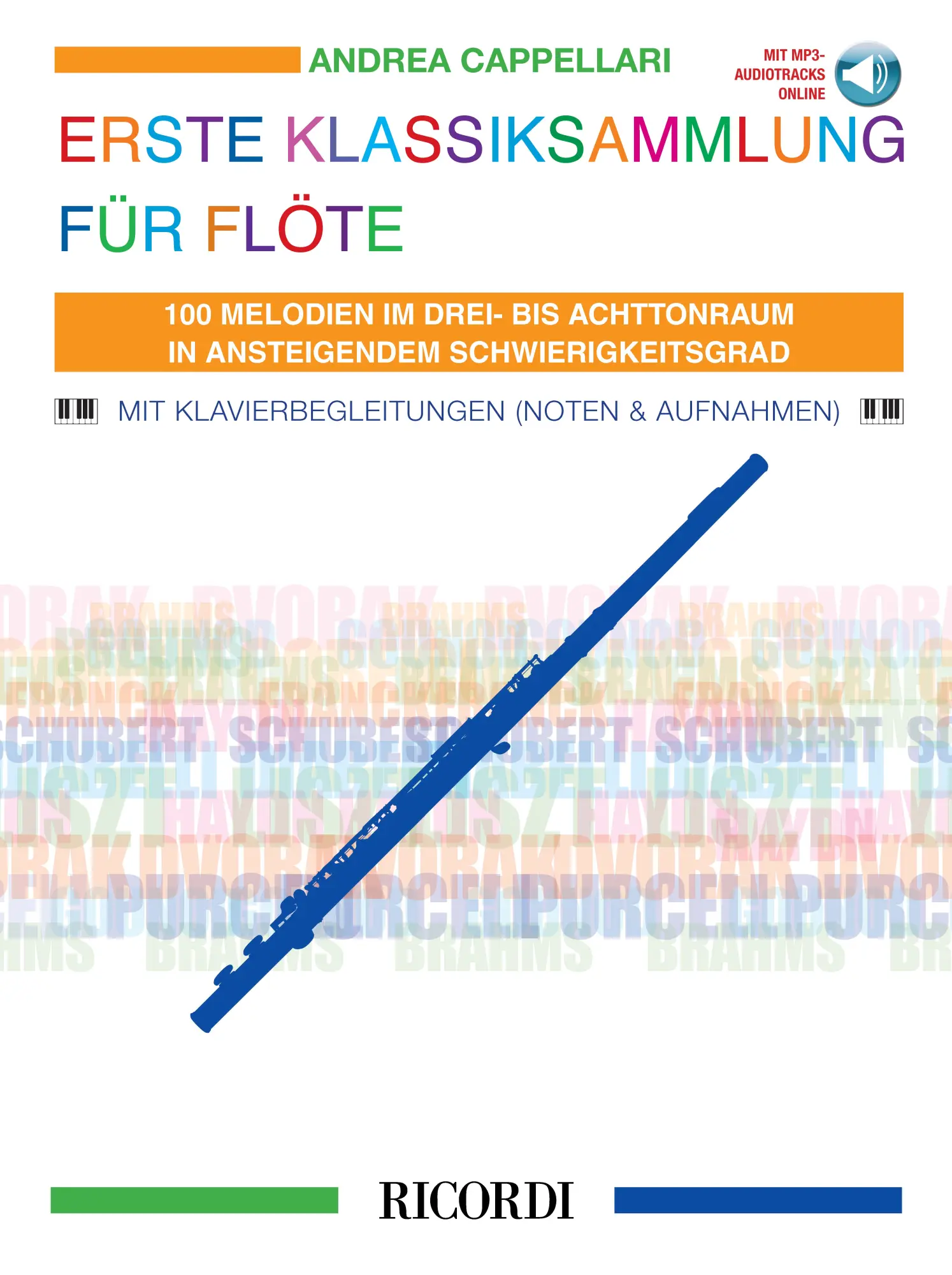 Cover: 9790204270026 | Erste Klassiksammlung für Flöte | Buch + Einzelstimme + Online-Audio