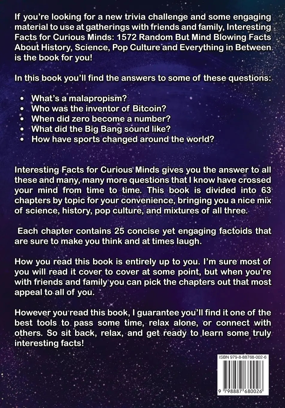 Rückseite: 9798887680026 | Interesting Facts For Curious Minds | Jordan Moore | Taschenbuch