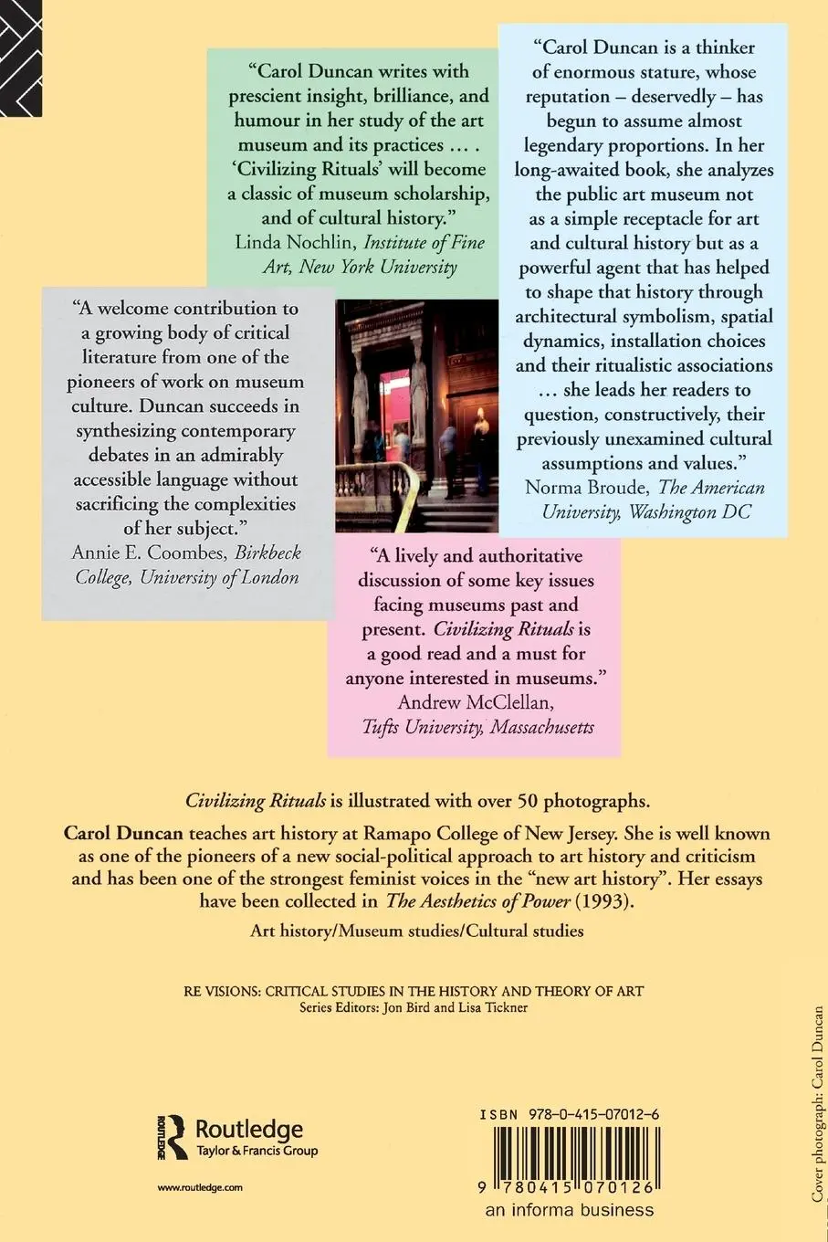 Rückseite: 9780415070126 | Civilizing Rituals | Inside Public Art Museums | Carol Duncan | Buch