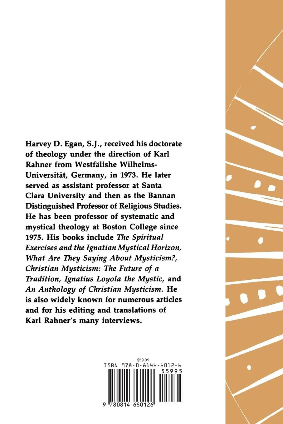 Rückseite: 9780814660126 | Anthology of Christian Mysticism | Harvey D Egan | Taschenbuch | 1996