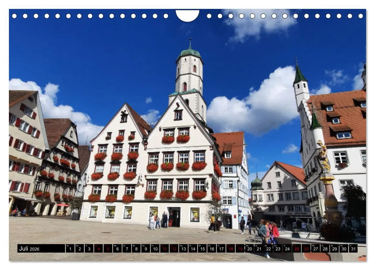 Bild: 9783457660126 | Biberach an der Riß (Wandkalender 2026 DIN A4 quer), CALVENDO...