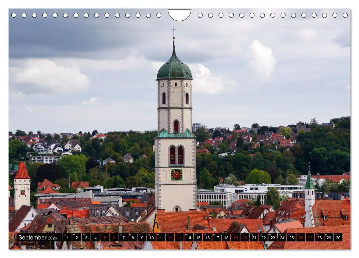 Bild: 9783457660126 | Biberach an der Riß (Wandkalender 2026 DIN A4 quer), CALVENDO...