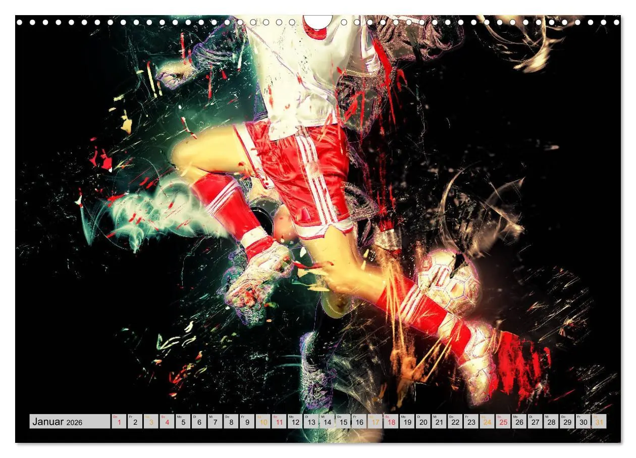Bild: 9783457730126 | Fußball - extrem (Wandkalender 2026 DIN A3 quer), CALVENDO...