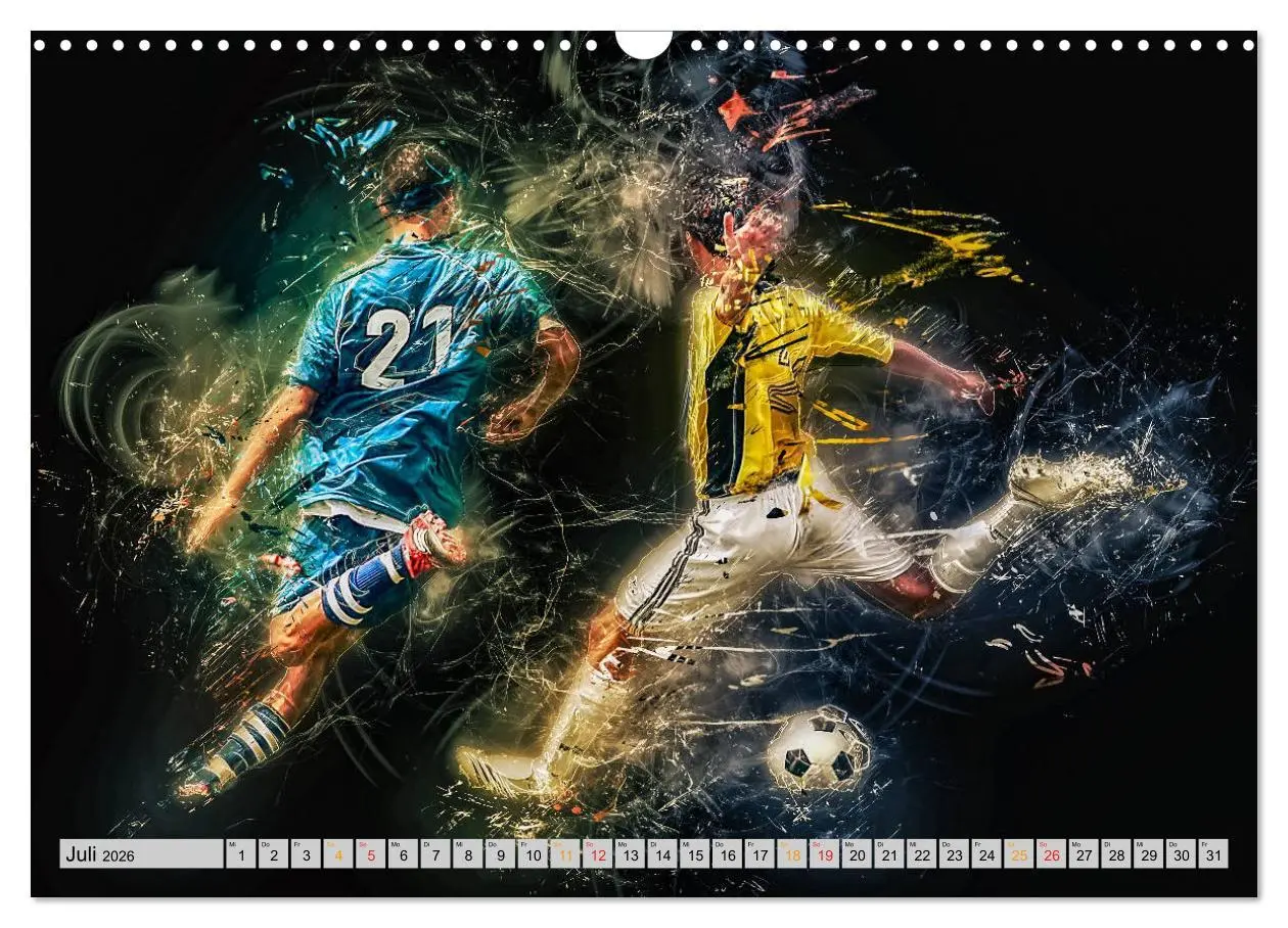 Bild: 9783457730126 | Fußball - extrem (Wandkalender 2026 DIN A3 quer), CALVENDO...