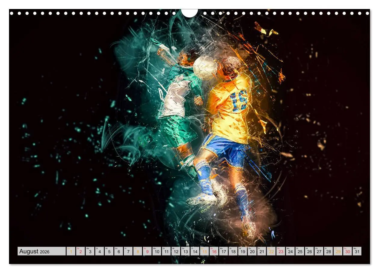 Bild: 9783457730126 | Fußball - extrem (Wandkalender 2026 DIN A3 quer), CALVENDO...