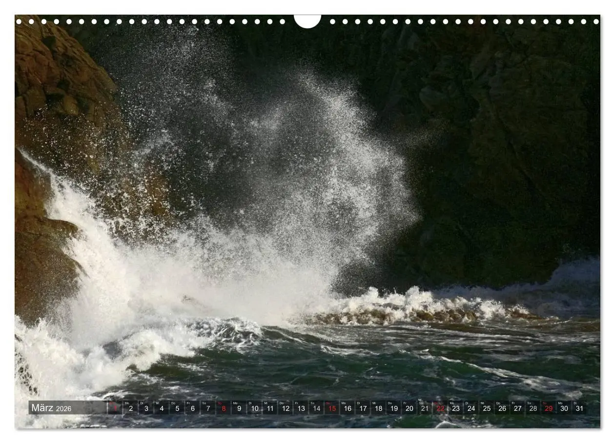 Bild: 9783457970126 | Fels in der Brandung (Wandkalender 2026 DIN A3 quer), CALVENDO...