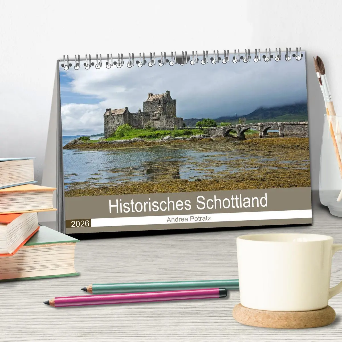 Bild: 9783516130126 | Historisches Schottland (Tischkalender 2026 DIN A5 quer), CALVENDO...