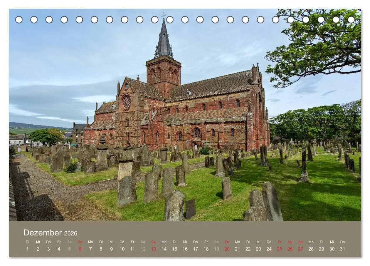 Bild: 9783516130126 | Historisches Schottland (Tischkalender 2026 DIN A5 quer), CALVENDO...