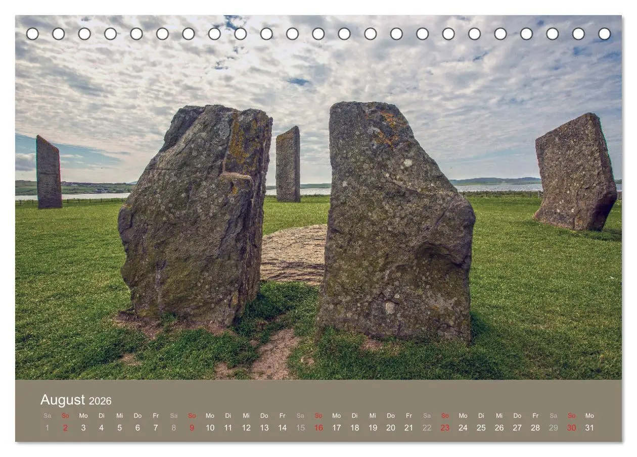 Bild: 9783516130126 | Historisches Schottland (Tischkalender 2026 DIN A5 quer), CALVENDO...