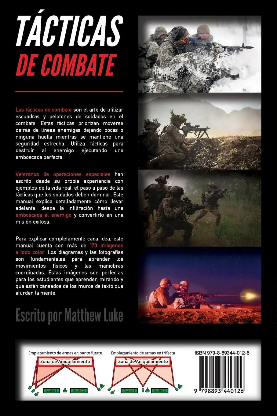 Rückseite: 9798893440126 | Tácticas de Combate | Un manual ilustrado | Matthew Luke | Taschenbuch