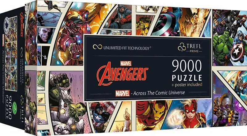Cover: 5900511810226 | UFT Puzzle 9000 - Marvel - Across the Comic Universe | Spiel | 81022