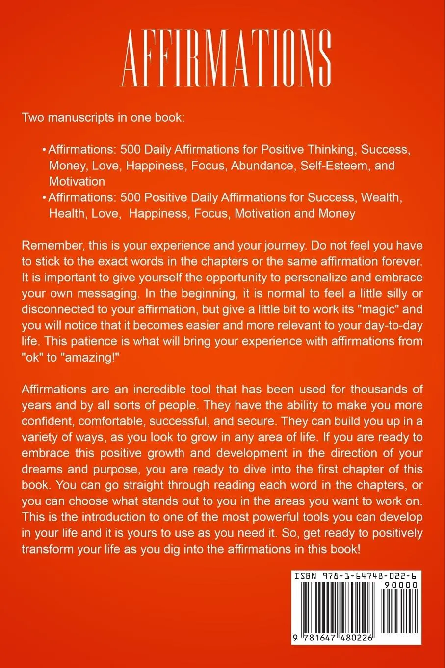 Rückseite: 9781647480226 | Affirmations | Affirming Mastery | Taschenbuch | Englisch | 2019