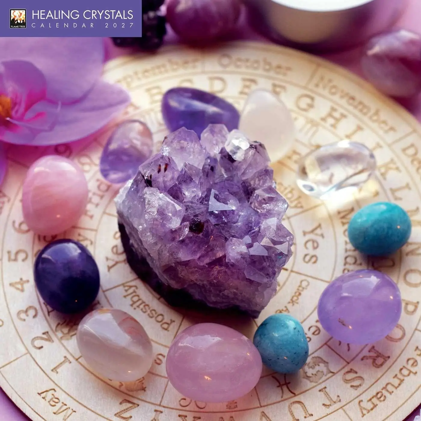 Cover: 9781806940226 | Healing Crystals - Heilsteine - Heilkristalle 2027 - Original Flame...