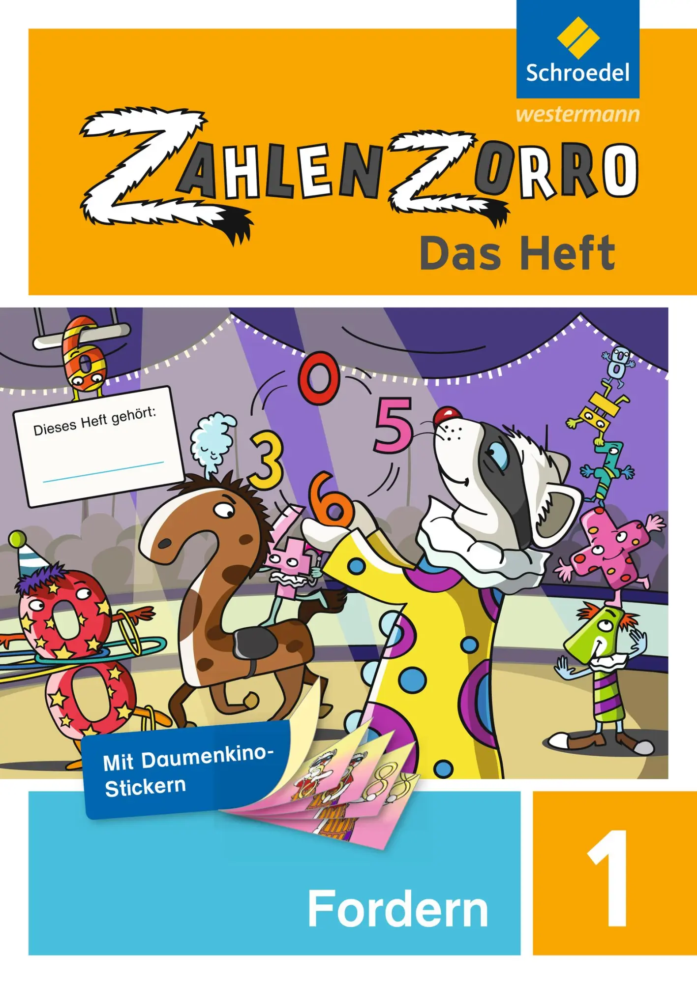 Cover: 9783507140226 | Zahlenzorro - Das Heft. Forderheft 1 | Forderheft 1 | Katrin Klöckner