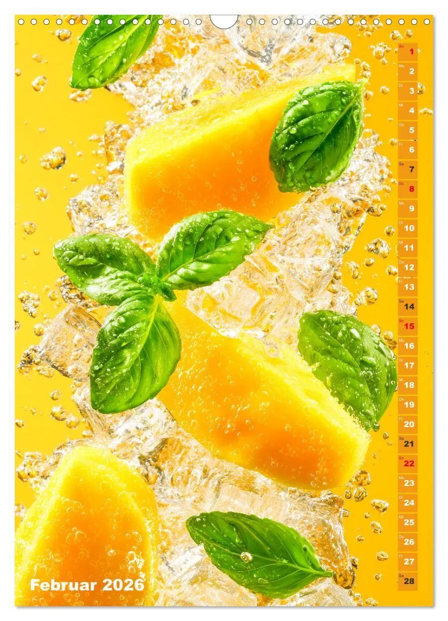 Bild: 9783516670226 | Fruchtige Erfrischung - Küchenkalender mit bunten Früchten im...