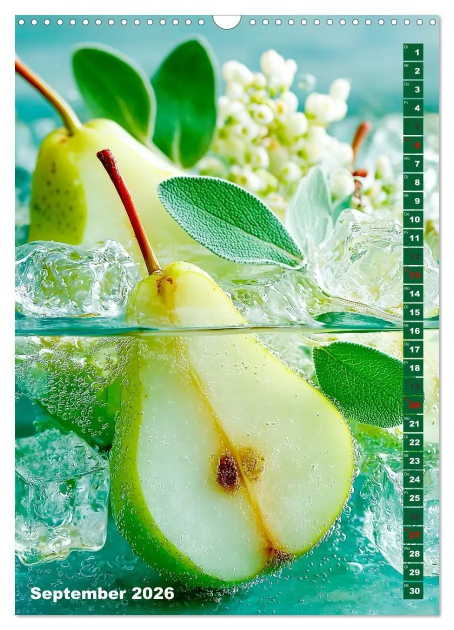 Bild: 9783516670226 | Fruchtige Erfrischung - Küchenkalender mit bunten Früchten im...