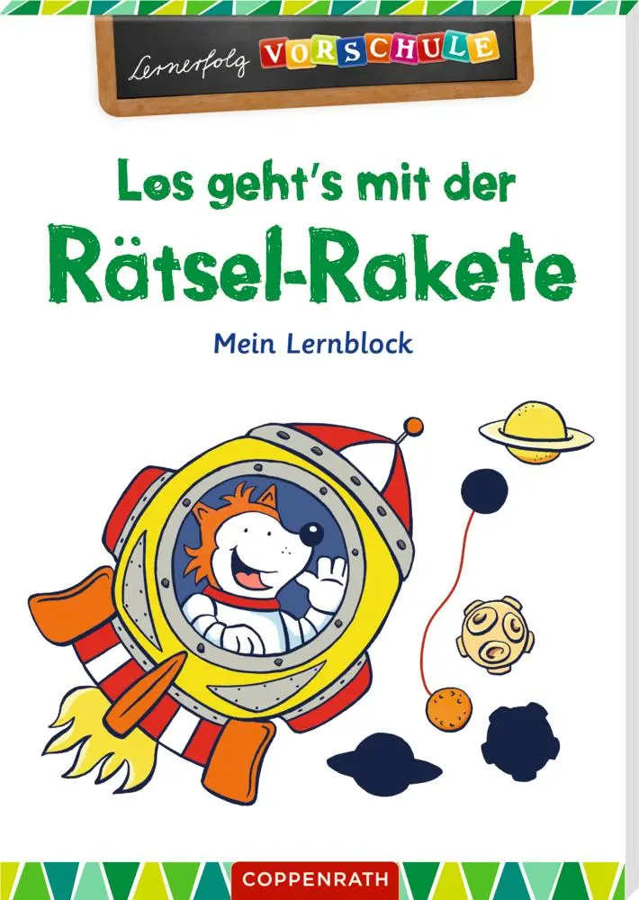Cover: 9783649640226 | Los geht's mit der Rätsel-Rakete | Mein Lernblock | Birgitt Carstens
