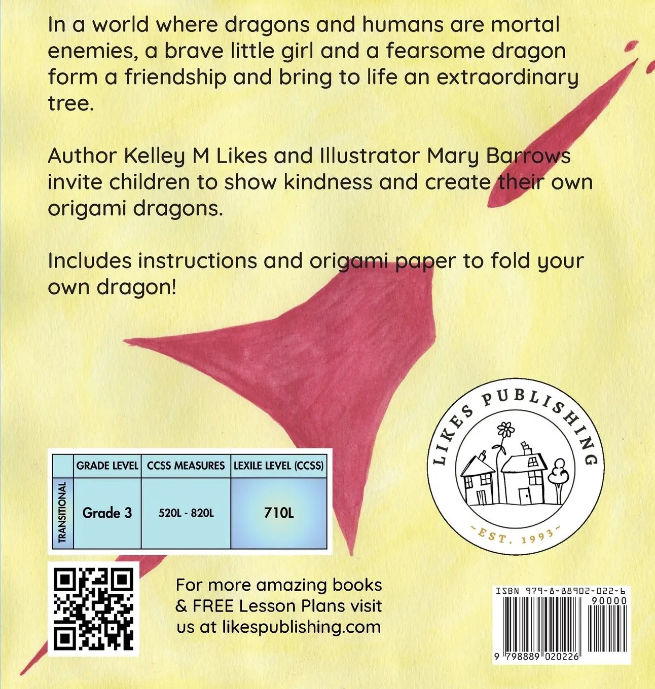 Rückseite: 9798889020226 | The Dragon in the Tree | Kelley M Likes | Buch | Englisch | 2023