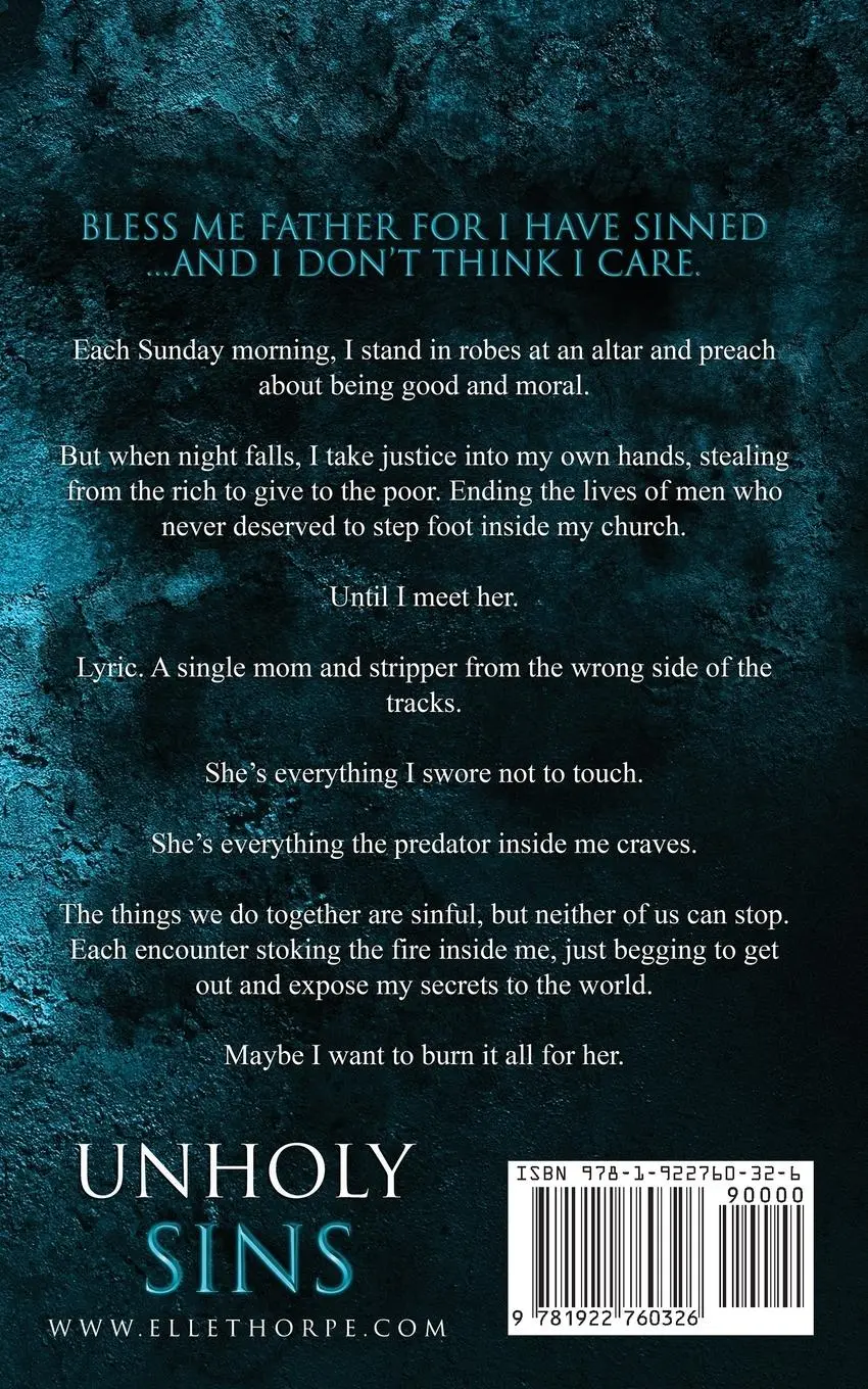 Rückseite: 9781922760326 | Unholy Sins | Elle Thorpe | Taschenbuch | Englisch | 2023