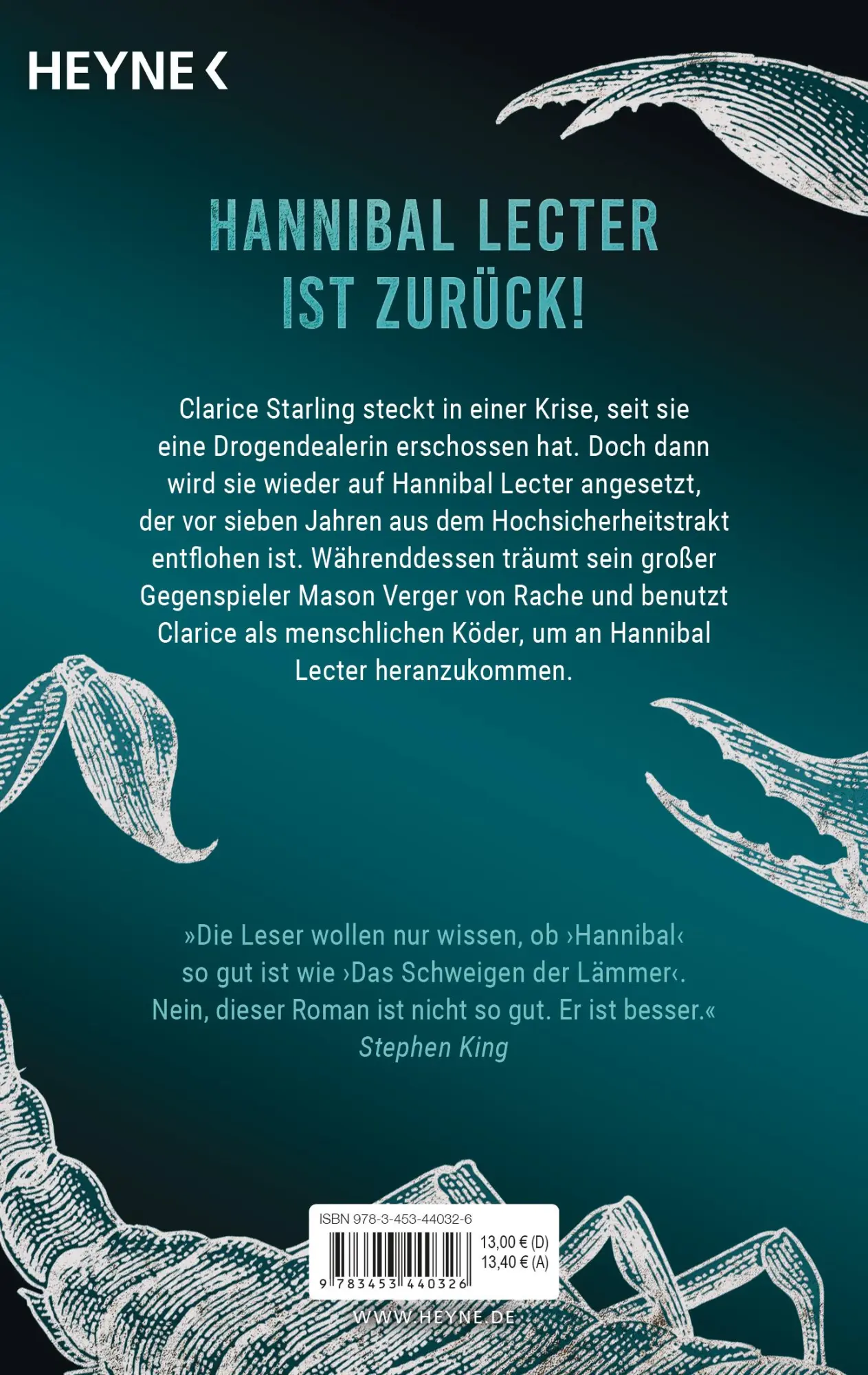 Bild: 9783453440326 | Hannibal | Thomas Harris | Taschenbuch | Hannibal Lecter | 560 S.