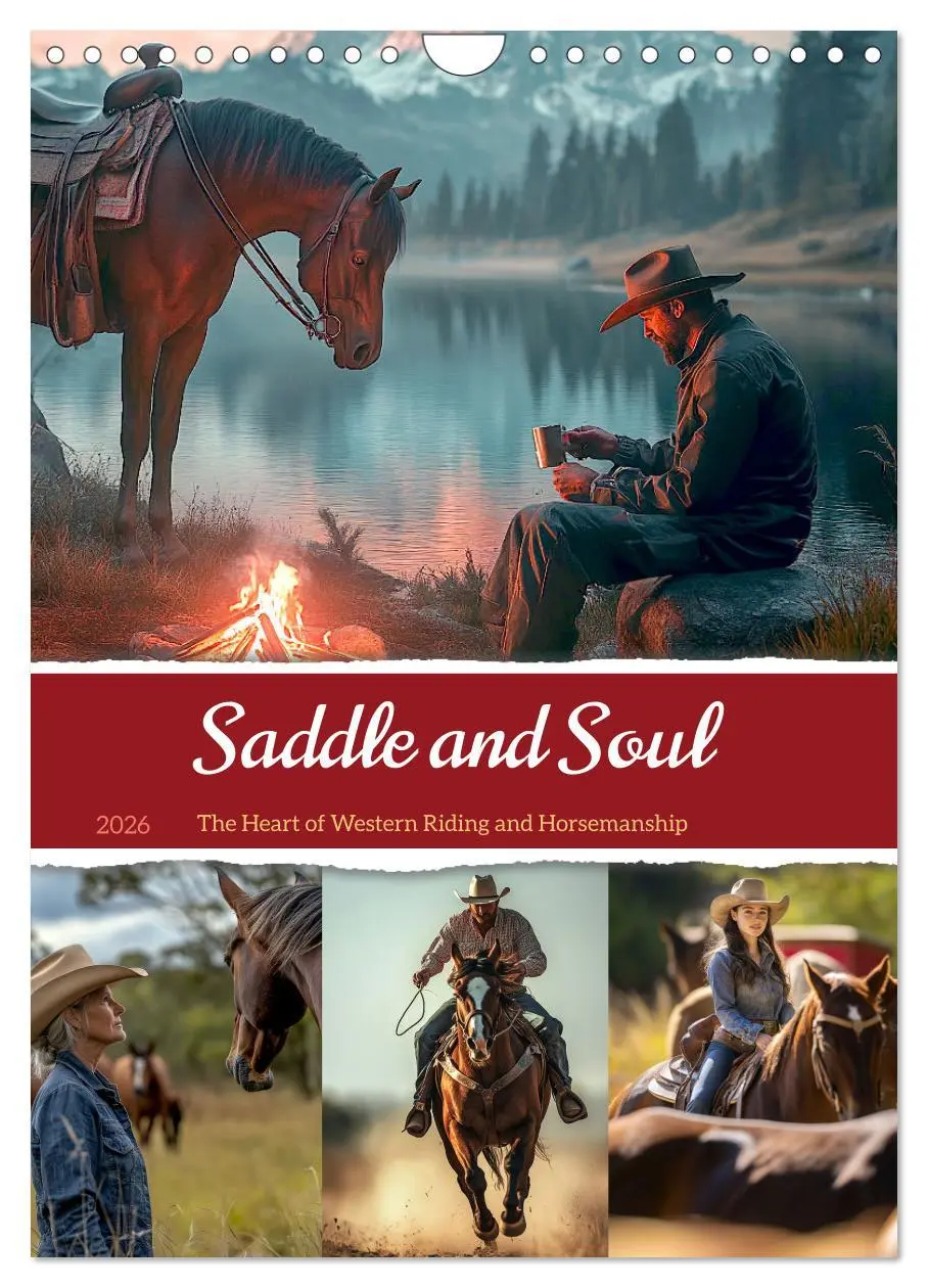 Cover: 9783457260326 | Saddle and Soul (Wall Calendar 2026 DIN A4 portrait), CALVENDO 12...